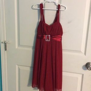 Girls red dress